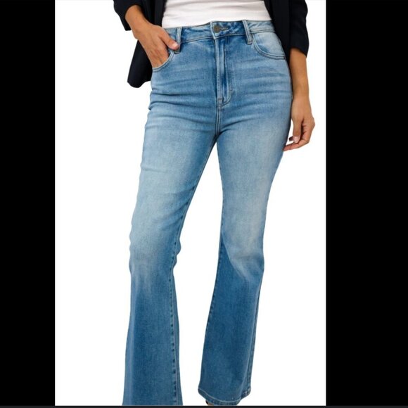 Hidden Los Angeles Flare Jeans Light Wash High Rise 24 - Picture 1 of 12